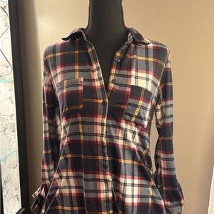 Rue21 Multicolor Plaid Shirt